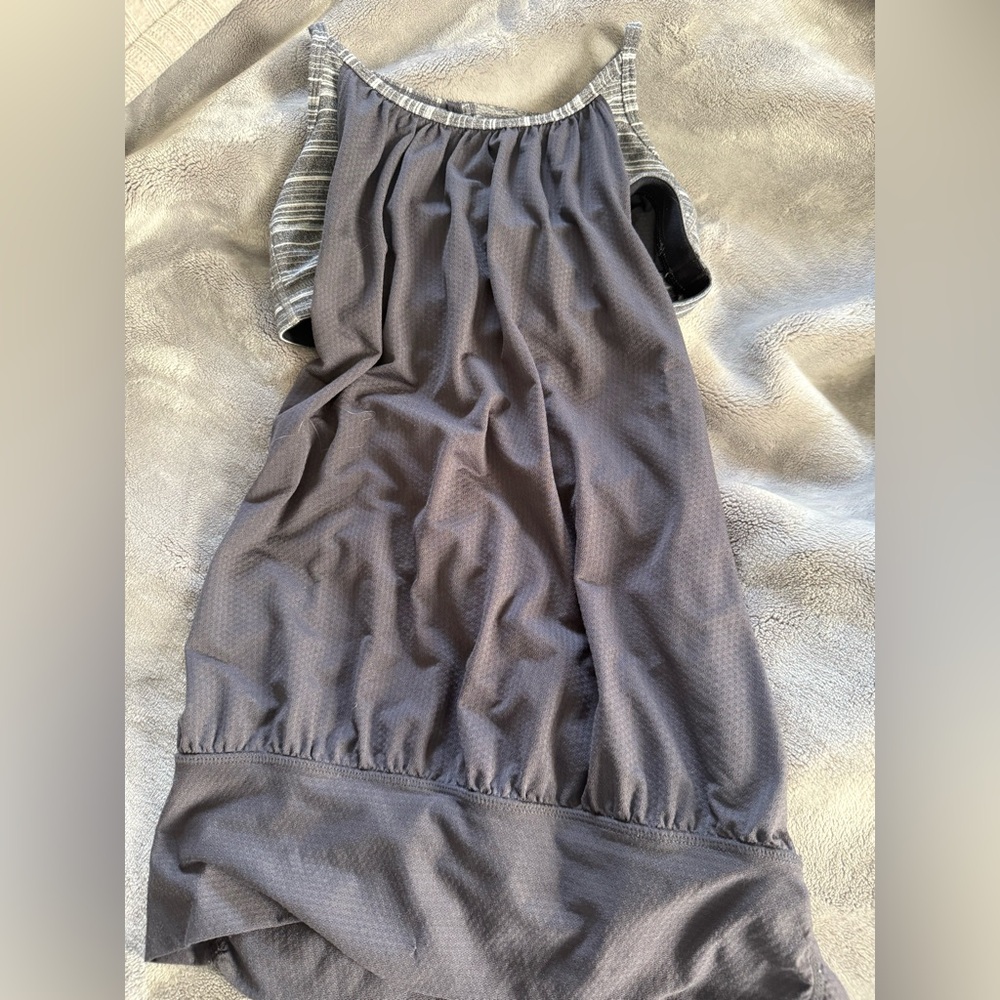 lululemon athletica Gray Tank Top